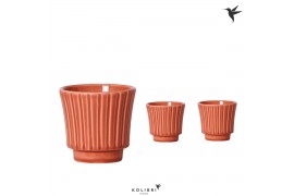 Keramische pot 19% Kolibri Home Retro Terracotta 9cm,terra