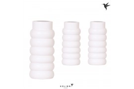 Keramische pot Kolibri Home Bubble white fall