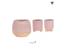 Keramische pot Kolibri Home Desert pot pink