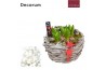 Arrangementen hyacinthus Hyacint Gevlochten Schaal HL12786WP [COZY] 5 